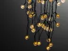 Tracer napelemes kerti 30 égős 6.5 méteres led fényfüzér