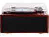 Trevi TT 1030 BT Retro stílusú prémium lemezjátszó, elegáns fa házban, hangszórókkal, Bluetooth ki és bemenettel