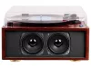 Trevi TT 1030 BT Retro stílusú prémium lemezjátszó, elegáns fa házban, hangszórókkal, Bluetooth ki és bemenettel