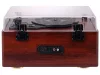 Trevi TT 1030 BT Retro stílusú prémium lemezjátszó, elegáns fa házban, hangszórókkal, Bluetooth ki és bemenettel