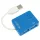LogiLink "Smile" USB 2.0 4 portos hub, kék (UA0136)