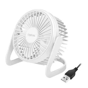   Logilink USB ventilátor, 12,7 cm (5 hüvelyk), fehér (UA0402)