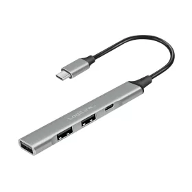   Logilink USB 3.2 Gen 1, 4 portos USB-C hub, vékony kialakítás, alumínium ház (UA0416)