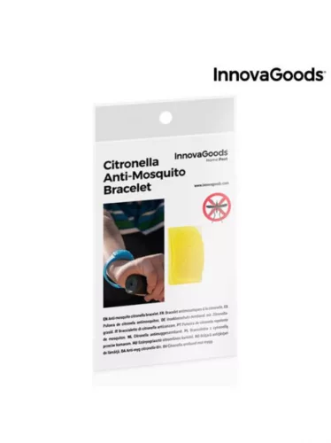 InnovaGoods V0100772 Citronella Szúnyogriasztó Karkötő