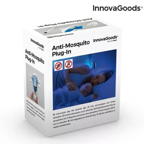 InnovaGoods V0101141 Aljaztba Csatlakoztatható Szúnyogriasztó Ultraibolya LED Fénnyel