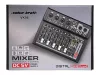 Voice-Kraft VK06 Keverőpult 4 mono/1 sztereo csatorna, USB Audio interface, Bluetooth, 16 DSP effekt