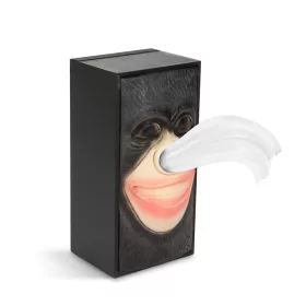   W1059 Papírzsebkendő, tisztítókendő adagoló - gorillás - 250 x 135 x 130 mm