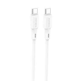 FONENG kábel X120 USB-C - USB-C PD 100W 1m, fehér