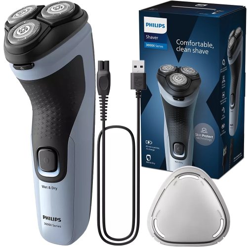 Philips X3003/00 Shaver series 3000X nedves vagy száraz elektromos borotva