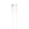 Foneng XS07 USB-A apa - USB-C apa Adat- és töltőkábel 1m - Fehér