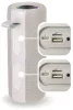 Trevi XSC 8A88 B TWS Bluetooth 5.3 dupla hangszóró IPX5 védelemmel, Disco LED, krém szín