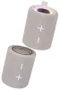 Trevi XSC 8A88 B TWS Bluetooth 5.3 dupla hangszóró IPX5 védelemmel, Disco LED, krém szín