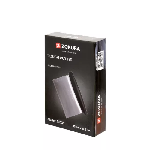 Zokura  Z-1335- Tésztavágó, rozsdamentes acél és műanyag, 15x11,5 cm