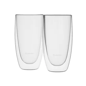 Zokura  Z-1380- 2 db Üveg pohár, dupla falú, 350ml