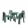 Delusso Zampano 5 részes szett - Forest Green, ZAMPANO-5-S-97052