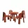 Delusso Zampano 5 részes szett - Glaze Red, ZAMPANO-5-S-97055